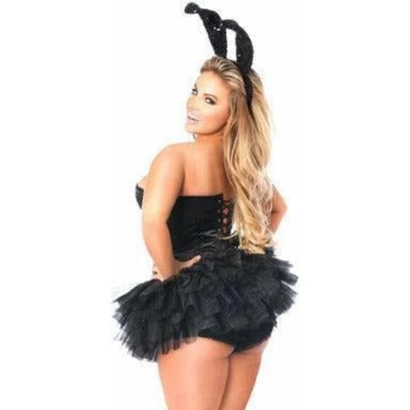 Lavish Tuxedo Bunny Corset Costume - Picture 2 of 5
